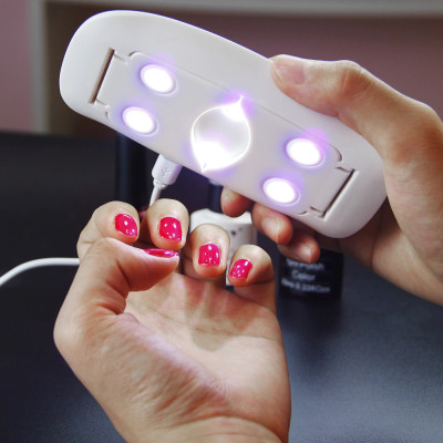 Добави още лукс Джаджи  Ултра-Виолетова UV лампа с Micro USB вход и кабел бяла